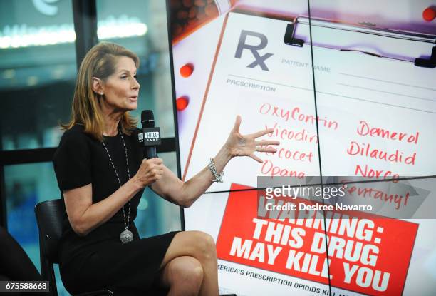 Director and Broadcaster Perri Peltz attends Build Series Perri Peltz to discuss 'Warning: This Drug May Kill You' at Build Studio on May 1, 2017 in...