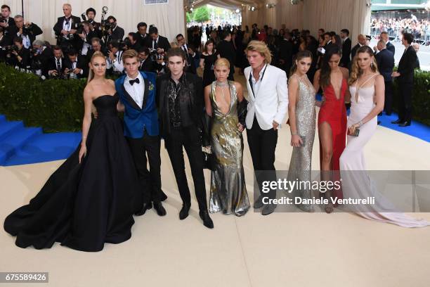 Candice Swanepoel, Presley Walker Gerber, Gabriel-Kane Day-Lewis, Sofia Richie, Jordan Kale Barrett, Candice Swanepoel, Joan Smalls and Behati...