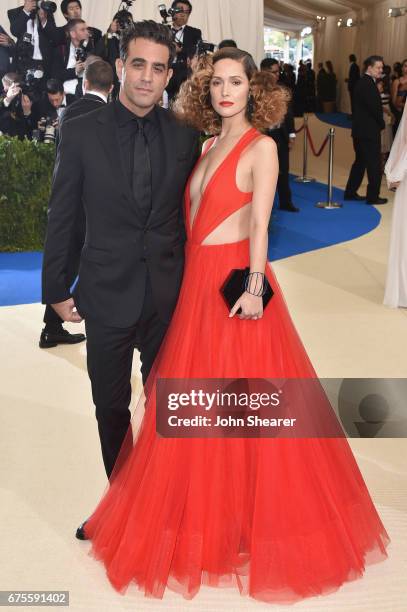 Actor Bobby Cannavale and Actress Rose Byrne attend the "Rei Kawakubo/Comme des Garcons: Art Of The In-Between" Costume Institute Gala at...