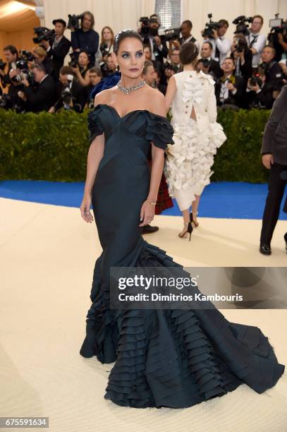 Katie Holmes attends the "Rei Kawakubo/Comme des Garcons: Art Of The In-Between" Costume Institute Gala at Metropolitan Museum of Art on May 1, 2017...