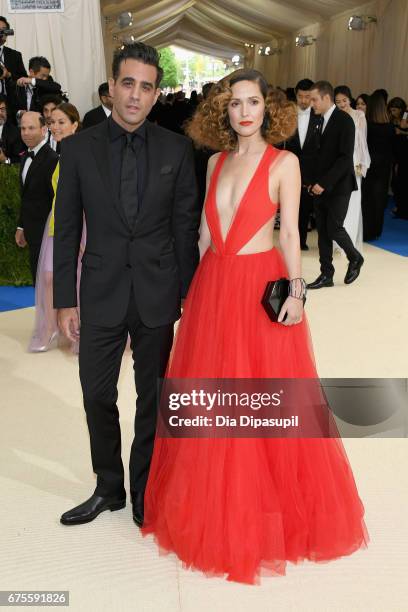 Actor Bobby Cannavale and Actress Rose Byrne attend the "Rei Kawakubo/Comme des Garcons: Art Of The In-Between" Costume Institute Gala at...