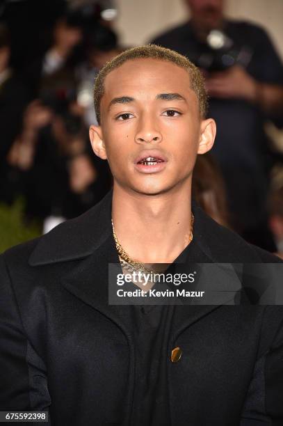 Jaden Smith attends the "Rei Kawakubo/Comme des Garcons: Art Of The In-Between" Costume Institute Gala at Metropolitan Museum of Art on May 1, 2017...