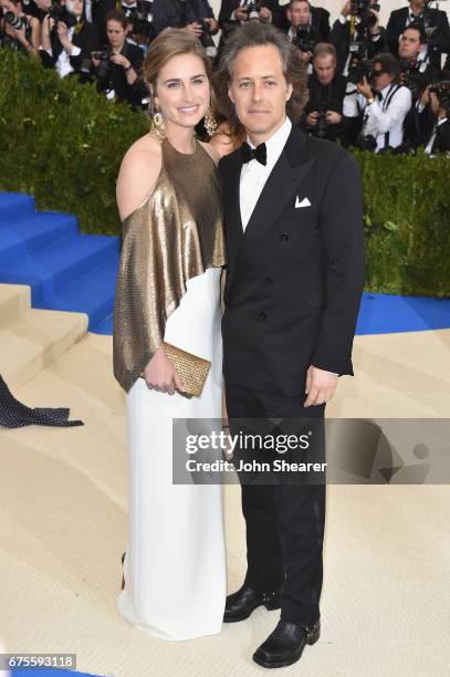 Lauren Bush Lauren and David Lauren attend the "Rei Kawakubo/Comme des Garcons: Art Of The In-Between" Costume Institute Gala at Metropolitan Museum...