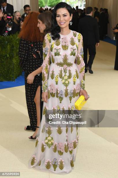 Wendi Deng Murdoch attends the "Rei Kawakubo/Comme des Garcons: Art Of The In-Between" Costume Institute Gala at Metropolitan Museum of Art on May 1,...