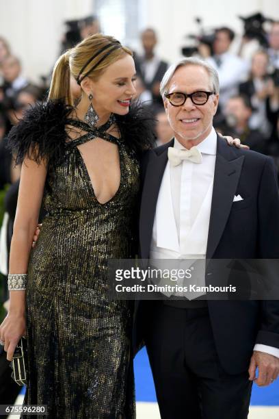 Dee Ocleppo Hilfiger and Tommy Hilfiger attends the "Rei Kawakubo/Comme des Garcons: Art Of The In-Between" Costume Institute Gala at Metropolitan...