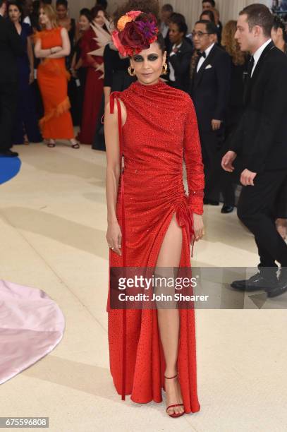 Thandie Newton attends the "Rei Kawakubo/Comme des Garcons: Art Of The In-Between" Costume Institute Gala at Metropolitan Museum of Art on May 1,...