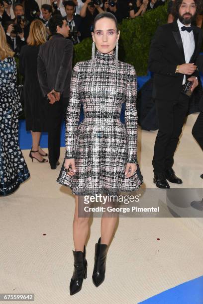 Jennifer Connelly attends the "Rei Kawakubo/Comme des Garcons: Art Of The In-Between" Costume Institute Gala at Metropolitan Museum of Art on May 1,...