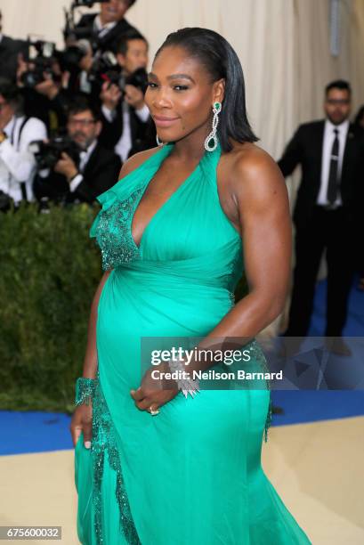 Serena Williams attends the "Rei Kawakubo/Comme des Garcons: Art Of The In-Between" Costume Institute Gala at Metropolitan Museum of Art on May 1,...