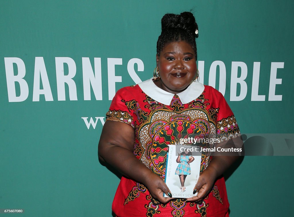 Gabourey Sidibe Signs Copies Of Her New Book "This Is Just My Face: Try Not To Stare"