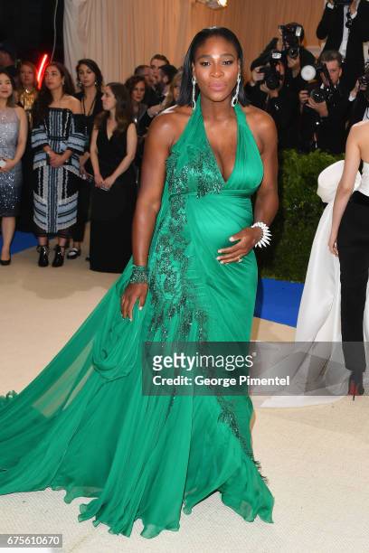 Serena Williams attends the "Rei Kawakubo/Comme des Garcons: Art Of The In-Between" Costume Institute Gala at Metropolitan Museum of Art on May 1,...