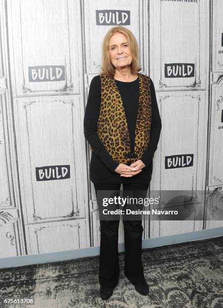 Journalist and feminist Gloria Steinem attends Build Series to discuss 'You Don't Look Your Age' at Build Studio on May 1, 2017 in New York City.