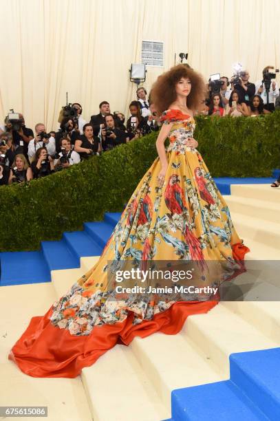 Zendaya attends the "Rei Kawakubo/Comme des Garcons: Art Of The In-Between" Costume Institute Gala at Metropolitan Museum of Art on May 1, 2017 in...