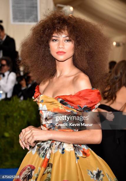 Zendaya attends the "Rei Kawakubo/Comme des Garcons: Art Of The In-Between" Costume Institute Gala at Metropolitan Museum of Art on May 1, 2017 in...