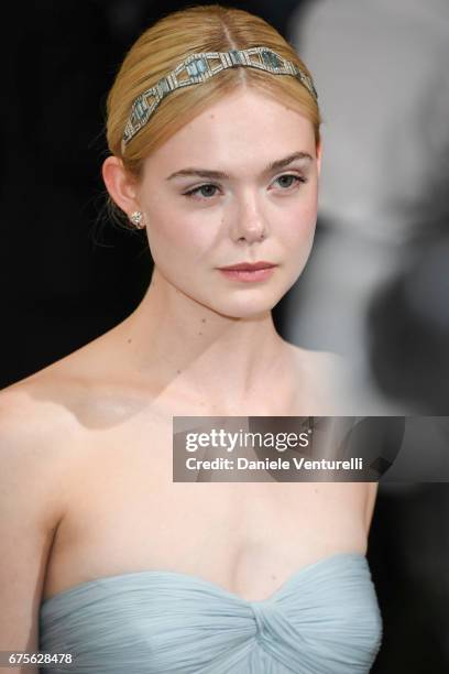 Elle Fanning attends "Rei Kawakubo/Comme des Garcons: Art Of The In-Between" Costume Institute Gala - Arrivals at Metropolitan Museum of Art on May...