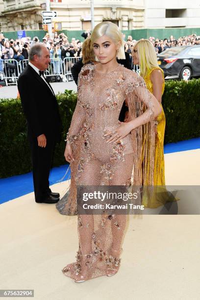 Kylie Jenner attends "Rei Kawakubo/Comme des Garcons: Art Of The In-Between" Costume Institute Gala at Metropolitan Museum of Art on May 1, 2017 in...