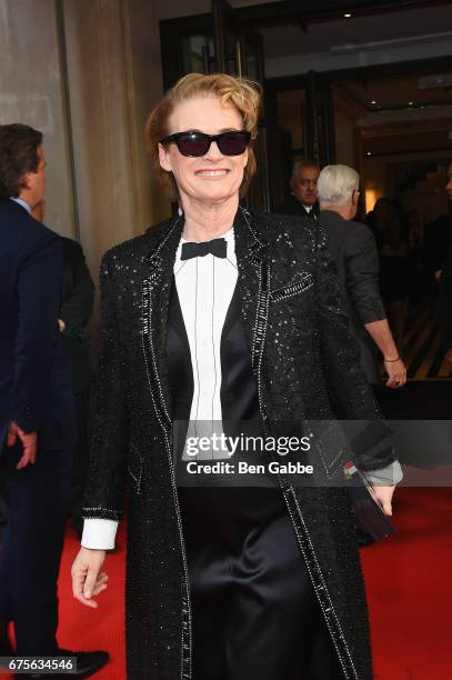 West Coast Director of Vogue and Teen Vogue Lisa Love leaves from The Mark Hotel for the 2017 'Rei Kawakubo/Comme des Garçons: Art of the In-Between'...