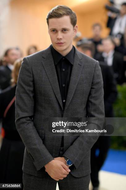 Bill Skarsgard attends the "Rei Kawakubo/Comme des Garcons: Art Of The In-Between" Costume Institute Gala at Metropolitan Museum of Art on May 1,...