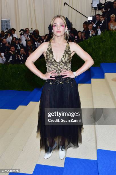 Jemima Kirke arrives at "Rei Kawakubo/Comme des Garcons: Art Of The In-Between" Costume Institute Gala at The Metropolitan Museum on May 1, 2017 in...