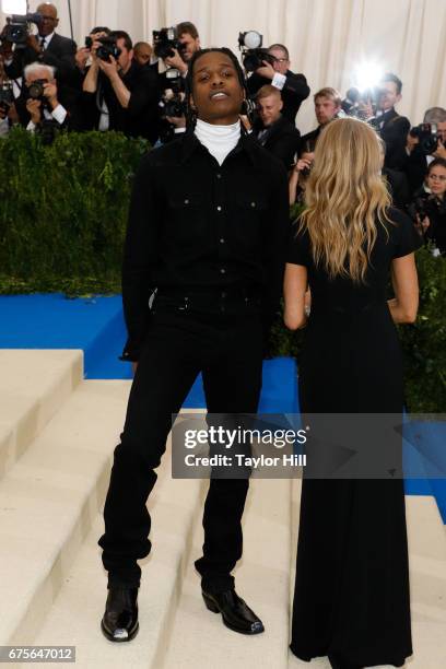 Rocky attends "Rei Kawakubo/Commes Des Garcons: Art of the In-Between" at Metropolitan Museum of Art on May 1, 2017 in New York City.