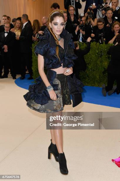 Sofia Sanchez de Betak attends the "Rei Kawakubo/Comme des Garcons: Art Of The In-Between" Costume Institute Gala at Metropolitan Museum of Art on...