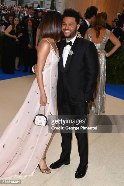 Selena Gomez and The Weeknd attend the "Rei Kawakubo/Comme des Garcons: Art Of The In-Between" Costume Institute Gala at Metropolitan Museum of Art...