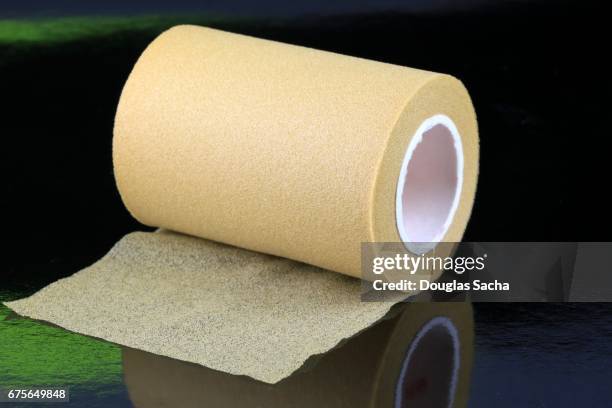 roll of compression bandage - ace bandage stock pictures, royalty-free photos & images