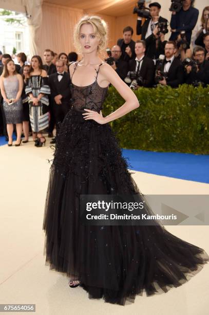 Daria Strokous attends the "Rei Kawakubo/Comme des Garcons: Art Of The In-Between" Costume Institute Gala at Metropolitan Museum of Art on May 1,...