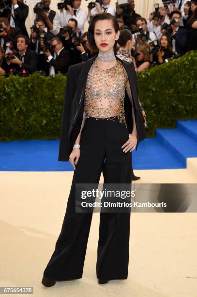 Kiko Mizuhara attends the "Rei Kawakubo/Comme des Garcons: Art Of The In-Between" Costume Institute Gala at Metropolitan Museum of Art on May 1, 2017...