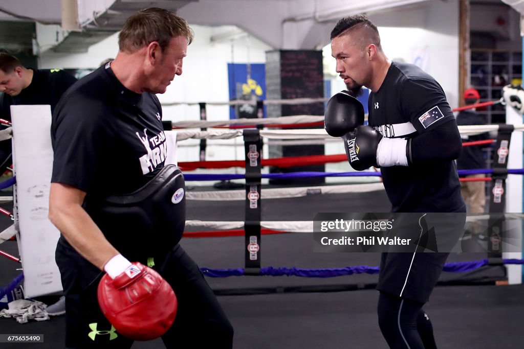 Joseph Parker Training Session