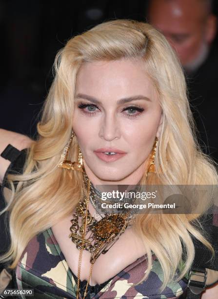 Madonna attends the "Rei Kawakubo/Comme des Garcons: Art Of The In-Between" Costume Institute Gala at Metropolitan Museum of Art on May 1, 2017 in...