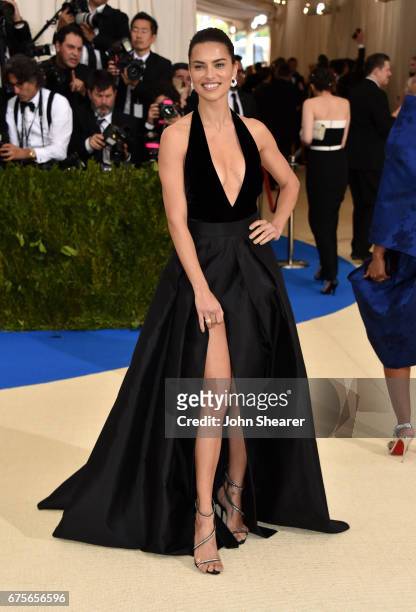 Model Adriana Lima attends "Rei Kawakubo/Comme des Garcons: Art Of The In-Between" Costume Institute Gala at Metropolitan Museum of Art on May 1,...
