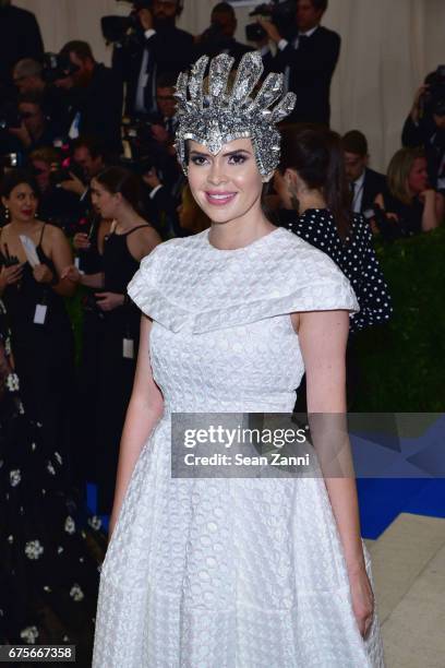 Carly Steel arrives "Rei Kawakubo/Comme des Garcons: Art Of The In-Between" Costume Institute Gala at The Metropolitan Museum on May 1, 2017 in New...