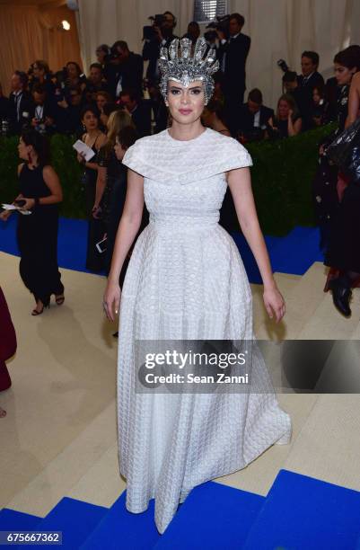 Carly Steel arrives "Rei Kawakubo/Comme des Garcons: Art Of The In-Between" Costume Institute Gala at The Metropolitan Museum on May 1, 2017 in New...