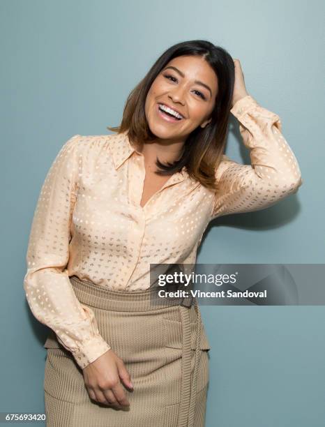 Actress Gina Rodriguez attends SAG-AFTRA Foundation's Conversations with "Jane The Virgin" at SAG-AFTRA Foundation Screening Room on May 1, 2017 in...