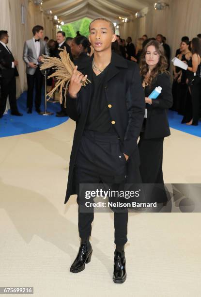 Jaden Smith attends the "Rei Kawakubo/Comme des Garcons: Art Of The In-Between" Costume Institute Gala at Metropolitan Museum of Art on May 1, 2017...