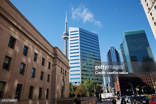 downtown toronto - toronto buildings stock pictures, royalty-free photos & images