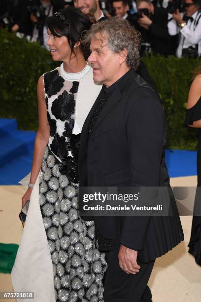 Renzo Rosso and Arianna Alessi attends "Rei Kawakubo/Comme des Garcons: Art Of The In-Between" Costume Institute Gala - Arrivals at Metropolitan...