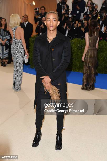 Jaden Smith attends the 'Rei Kawakubo/Comme des Garcons: Art Of The In-Between' Costume Institute Gala at Metropolitan Museum of Art on May 1, 2017...