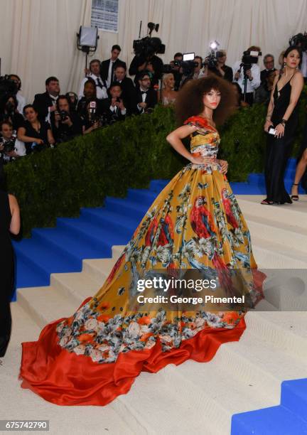 Zendaya attends the 'Rei Kawakubo/Comme des Garcons: Art Of The In-Between' Costume Institute Gala at Metropolitan Museum of Art on May 1, 2017 in...