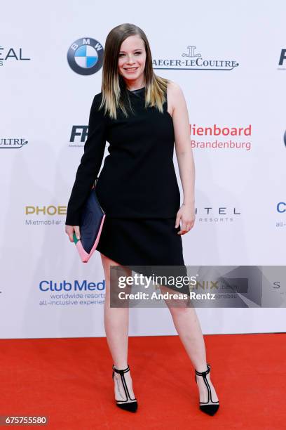 Jasna Fritzi Bauer attends the Lola - German Film Award red carpet at Messe Berlin on April 28, 2017 in Berlin, Germany.