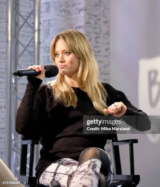 Kimberley Wyatt speaks at the Build LDN event at AOL London on May 2, 2017 in London, England.