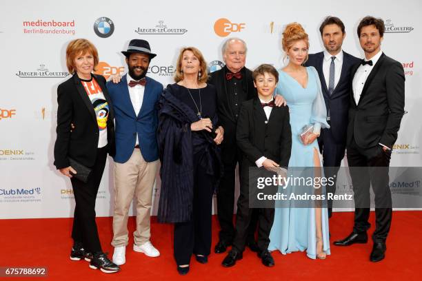 Ulrike Kriener, Eric Kabongo, Senta Berger, her husband Michael Verhoeven, Marinus Hohmann, Palina Rojinski, Simon Verhoeven and Florian David Fitz...