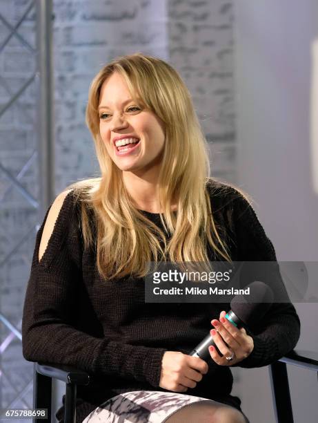 Kimberley Wyatt speaks at the Build LDN event at AOL London on May 2, 2017 in London, England.