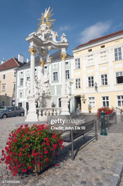 krems an der donau stein town hall - krems austria stock pictures, royalty-free photos & images