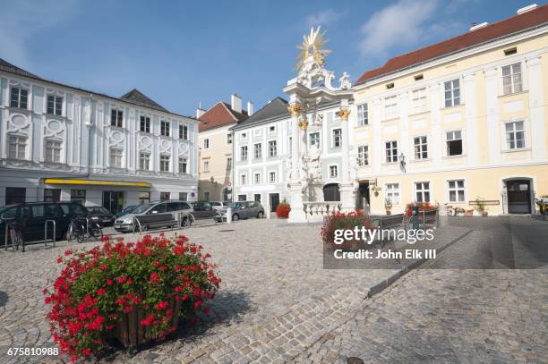 krems an der donau stein town hall - krems austria stock pictures, royalty-free photos & images