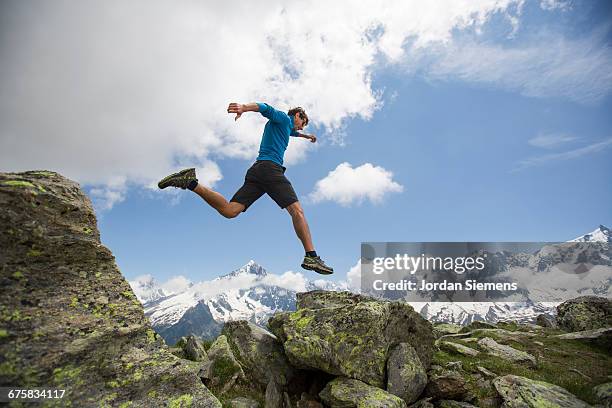 Spring Hike Man 190,730 Mountains Spring Stock Photos, High-Res Pictures, and Images ...