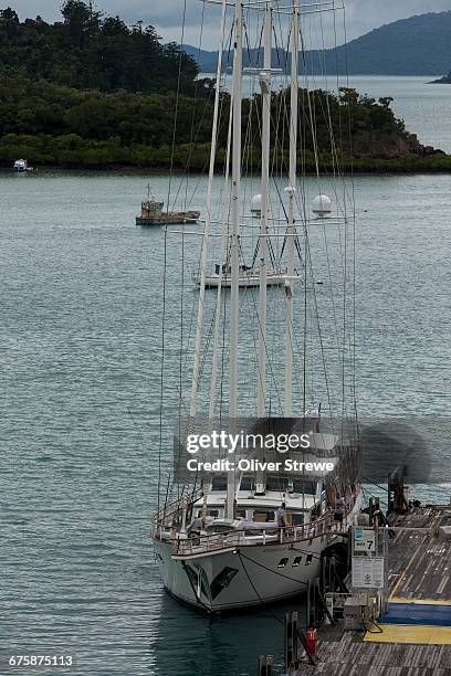 shute harbour - airlie beach stock pictures, royalty-free photos & images