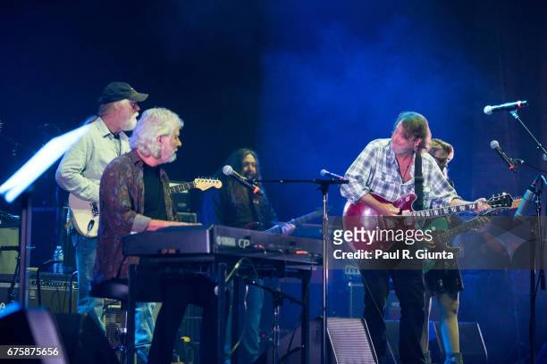 Jimmy Herring, Chuck Leavell, Dave Schools, John Bell, and Susan Tedeschi perform on stage during Hampton 70 at The Fox Theatre on May 1, 2017 in...