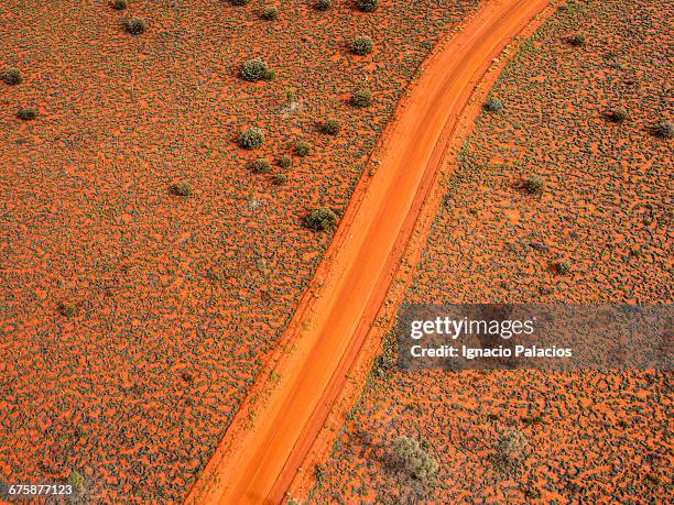aerial view of terrain at uluru, ayers rock - ayers rock stock-fotos und bilder