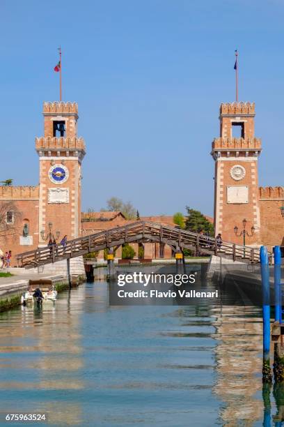 veneza, o arsenal de veneza - itália - arsenale di venezia - fotografias e filmes do acervo